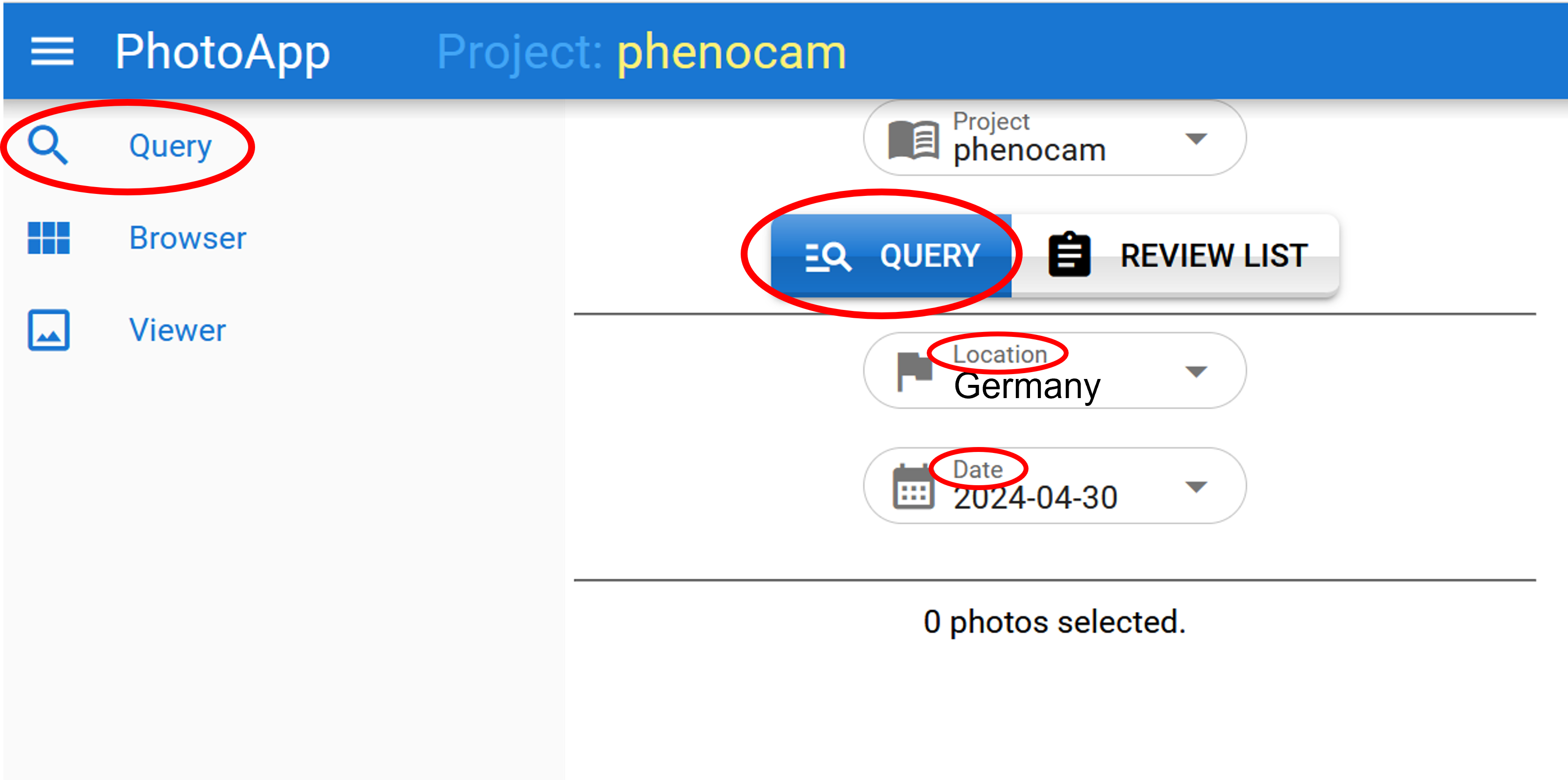 PhotoApp Query Query